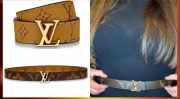 LV Iconic 30mm Women's Designer Reversible Leather Belt - 1