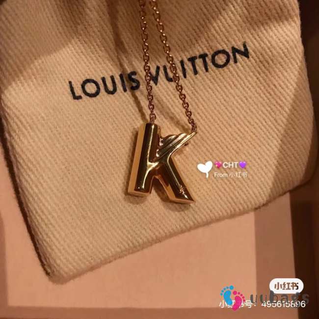 Louis Vuitton Alphabet Necklace k - 1