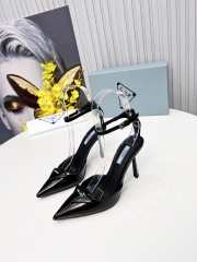 Prada high heels bright black high 8-10cm - 1