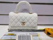 Chanel Coco handle caviar leather 24cm - 1