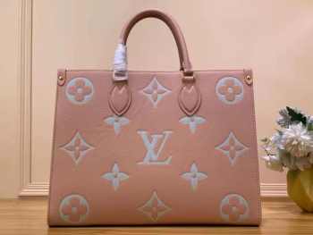 LV onthego MM in pink 35cm