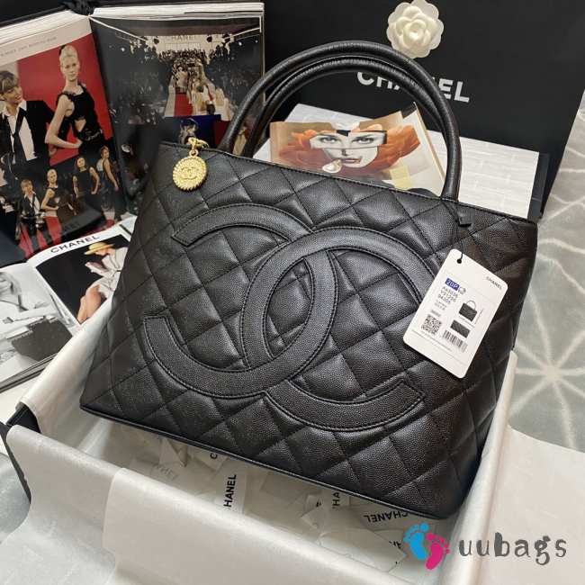 Chanel tote bag black 30×12×24cm - 1