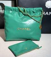 Chanel tote green 37x7x35cm - 1