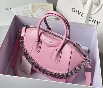 Givenchy patent leather pink 28x17x23cm