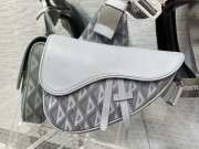 Dior saddle men bag grey 26x19x4.5cm - 3