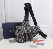 Dior saddle men bag 26x19x4.5cm - 1