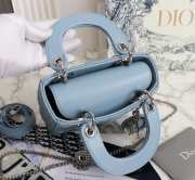 Lady dior blue and gold buckle matel chain 17cm - 2