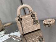 Lady dior nude and silver buckle matel chain 17cm - 1