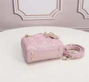 Lady dior pearl pink and gold buckle matel chain 12cm - 4