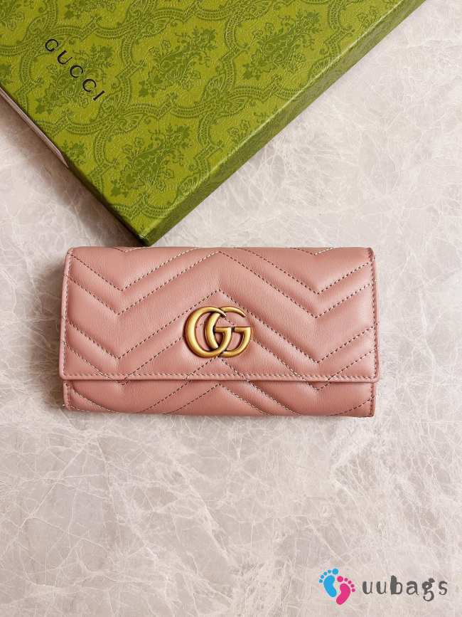 Gucci wallet pink 19cm - 1