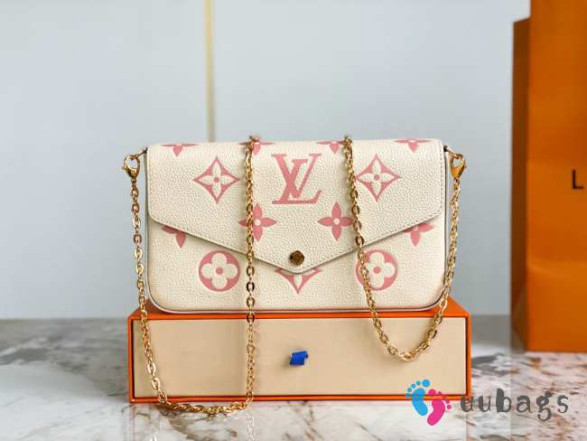 Louis Vuitton Félicie Pochette Creme 21 x 12 x 3 cm - 1