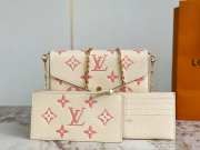 Louis Vuitton Félicie Pochette Creme 21 x 12 x 3 cm - 6