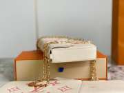 Louis Vuitton Félicie Pochette Creme 21 x 12 x 3 cm - 4