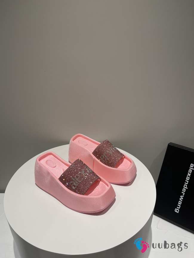 Alexander Wang Pink Slipper 10 cm - 1