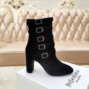 YSL Black Boots 9.5 cm - 2