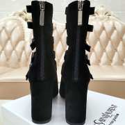 YSL Black Boots 9.5 cm - 5