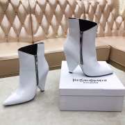 YSL White Boots 10.5 cm - 4