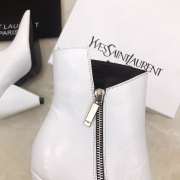 YSL White Boots 10.5 cm - 5