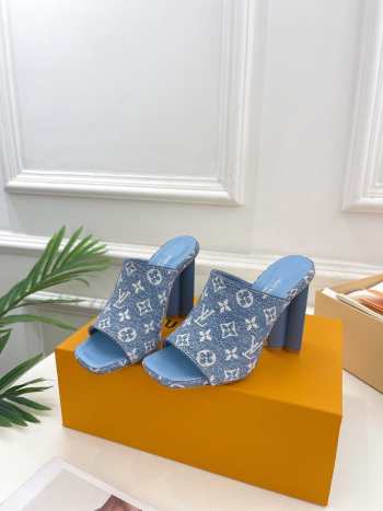 Louis Vuitton Blue High Heels 10 cm