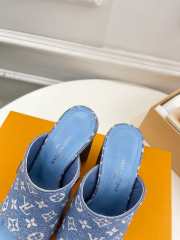 Louis Vuitton Blue High Heels 10 cm - 5