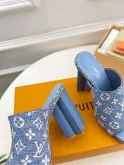 Louis Vuitton Blue High Heels 10 cm - 2