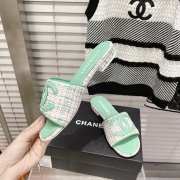 Chanel Green Mules 3 cm - 6