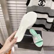 Chanel Green Mules 3 cm - 2