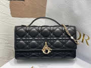 Dior Lady Black Mini Miss Bag 21 x 11.5 x 4.5 cm - 1