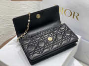 Dior Lady Black Mini Miss Bag 21 x 11.5 x 4.5 cm - 6