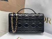 Dior Lady Black Mini Miss Bag 21 x 11.5 x 4.5 cm - 3