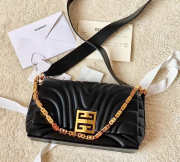 Givenchy Micro 4G bag in quilted leather black 25x15x6cm - 1