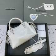  Balenciagα Neo Cagole White Bag 26x13x18 cm - 5