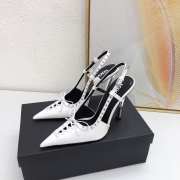 Versace White High Heel 10 cm - 4