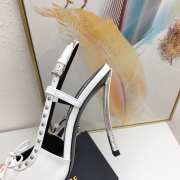 Versace White High Heel 10 cm - 6