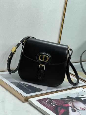 Dior Black Bobby Frame Bag 20 x 19.5 x 10 cm