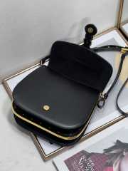 Dior Black Bobby Frame Bag 20 x 19.5 x 10 cm - 3