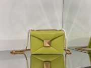 Valentino Chartreuse One Stub Nappa Gold Bucklet Bag 19x14x11cm - 1