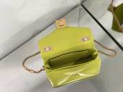 Valentino Chartreuse One Stub Nappa Gold Bucklet Bag 19x14x11cm - 3