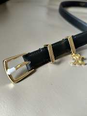 Celine Black Belt Gold Bucklet width 1.8cm - 5