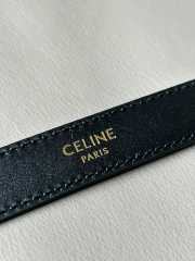 Celine Black Belt Gold Bucklet width 1.8cm - 4