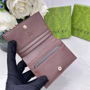 Gucci white card case wallet 11x9x3cm - 6