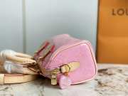 Louis Vuitton Nano Speedy pink bag 16 x 10 x 7.5 cm - 5