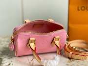 Louis Vuitton Nano Speedy pink bag 16 x 10 x 7.5 cm - 4