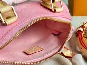 Louis Vuitton Nano Speedy pink bag 16 x 10 x 7.5 cm - 3