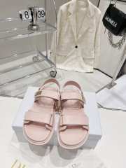 Dior Powder Beige Lambskin Sandal  - 1