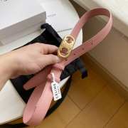 Celine Pink Copper Buckle Belt width 2.5cm - 2