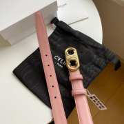 Celine Pink Copper Buckle Belt width 2.5cm - 3