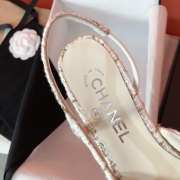 Chanel White Slingback 6.5cm - 2