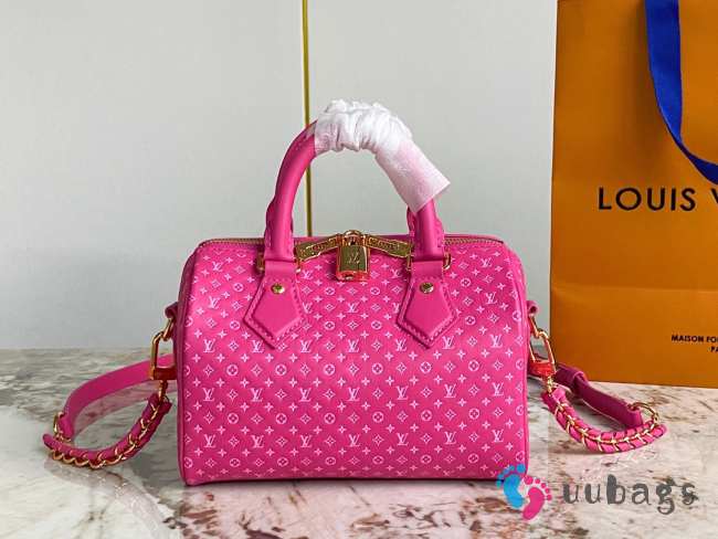 Louis Vuitton Pink Speedy 20.5x13.5x12cm - 1