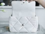 Chanel 19 Silver Bucklet White 26cm - 6